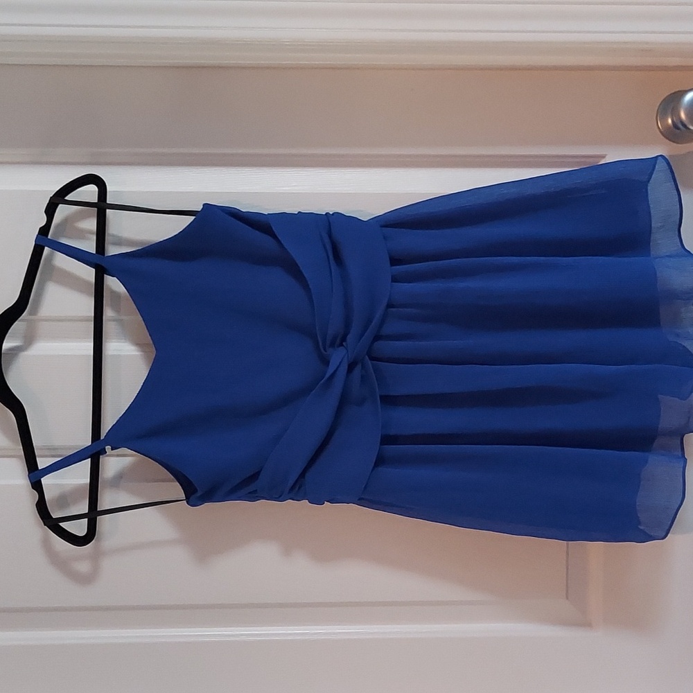 Amy Byer Royal Blue Romper- sz 16 girls